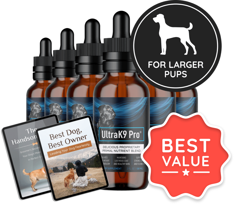 UltraK9 Pro six bottles plus bonus